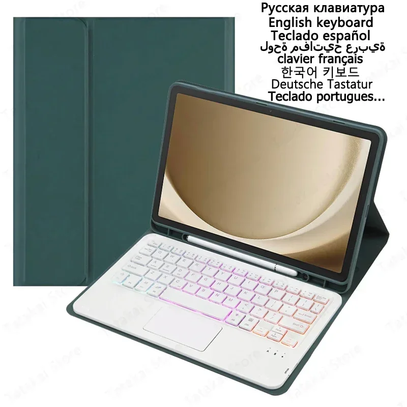 Tablet Keyboard for Samsung Galaxy Tab A9+ A9 Plus Backlit Keyboard with Trackpad for Galaxy Tab A9 Plus Keyboard Case 11 inch
Tablet Keyboard for Samsung Galaxy Tab A9+ A9 Plus Backlit Keyboard with Trackpad for Galaxy Tab A9 Plus Keyboard Case 11 inch