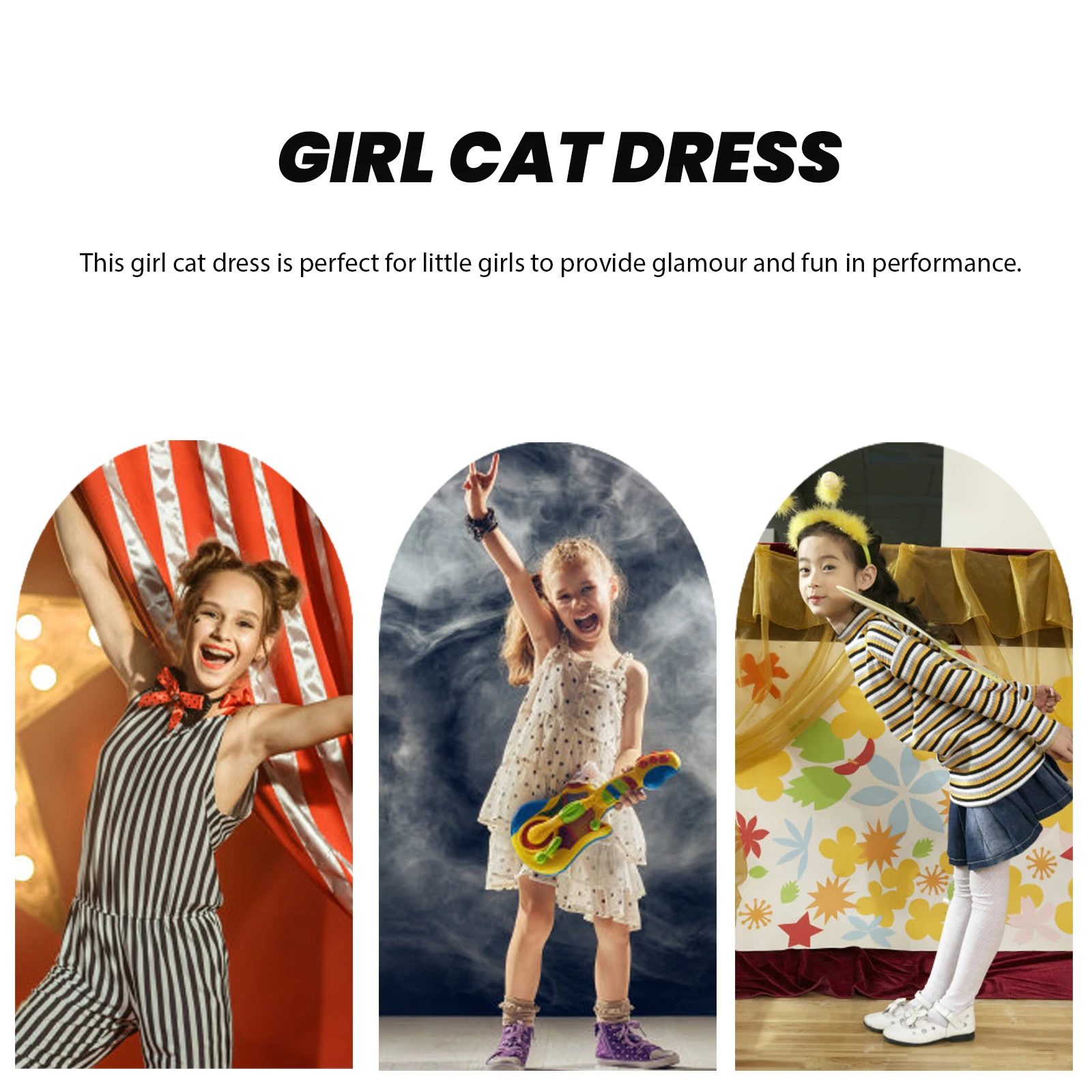 1 set 1 Set Halloween Kids Cat Dress Set For Girls Children Black Witch Costume With Headband Cosplay Party Festival
1 set 1 Set Halloween Kids Cat Dress Set For Girls Children Black Witch Costume With Headband Cosplay Party Festival