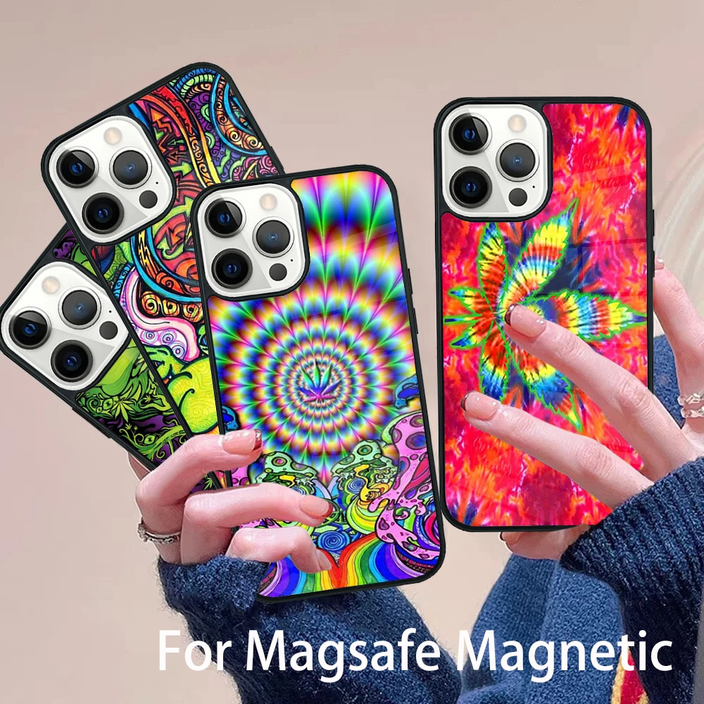 Abstraction Trippy Weed Leaf Fashion Phone Case Magesafe Magnetic Wireless Cover For IPhone 16 11 12 13 14 15 Pro Max Plus Mini
Abstraction Trippy Weed Leaf Fashion Phone Case Magesafe Magnetic Wireless Cover For IPhone 16 11 12 13 14 15 Pro Max Plus Mini