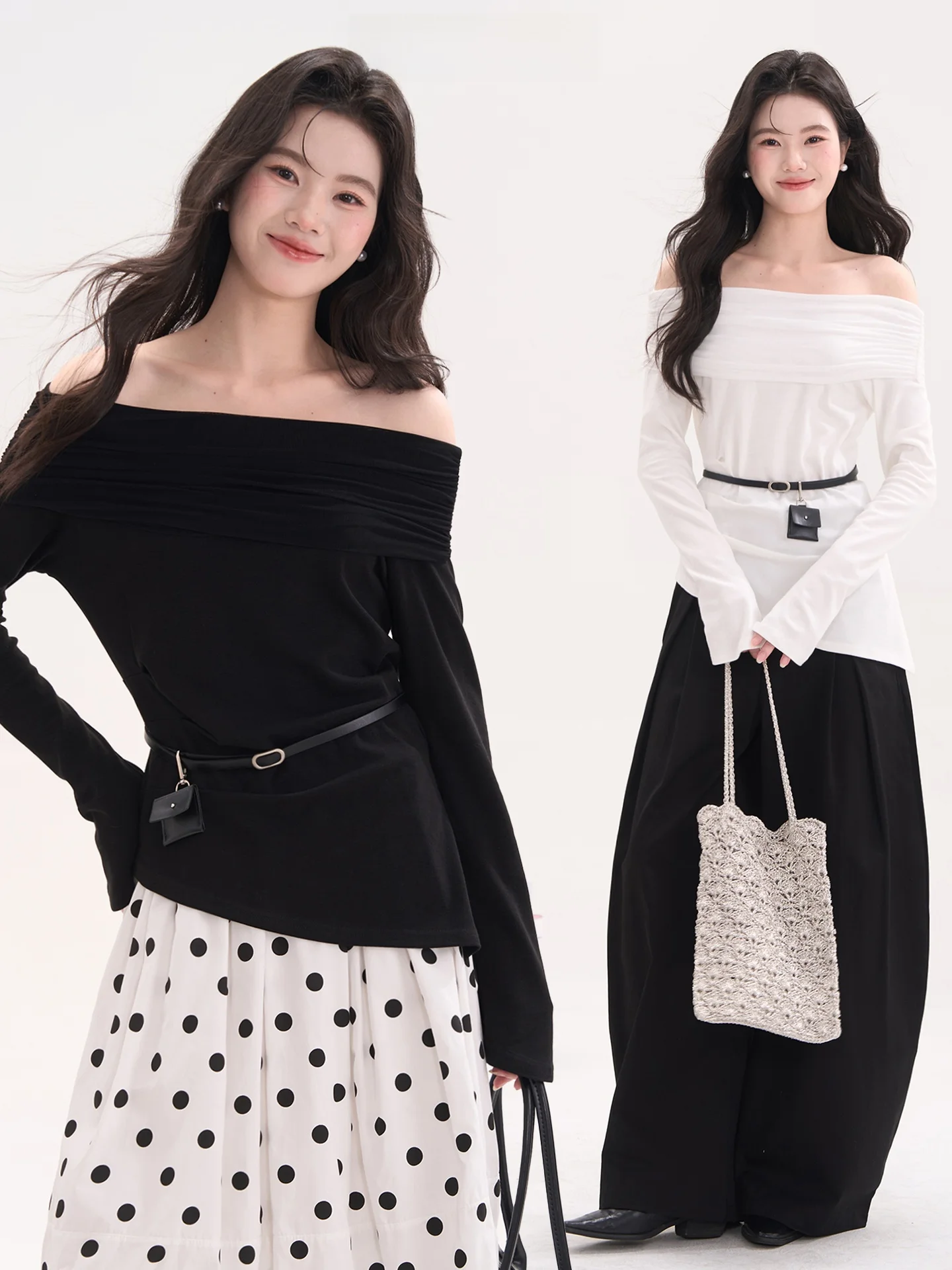 Простая женская футболка с длинным рукавом на одно плечо, устойчивая к сминанию, стройнящая, модная повседневная одежда для весны
Простая женская футболка с длинным рукавом на одно плечо, устойчивая к сминанию, стройнящая, модная повседневная одежда для весны