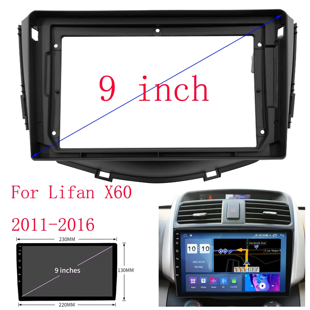 9-дюймовый автомобильный радиоприемник для LIFAN X60 2011-2019, установка приборной панели, комплект для ремонта, рамка объемного звучания, CD, DVD, GPS, рамка, рамка
9-дюймовый автомобильный радиоприемник для LIFAN X60 2011-2019, установка приборной панели, комплект для ремонта, рамка объемного звучания, CD, DVD, GPS, рамка, рамка