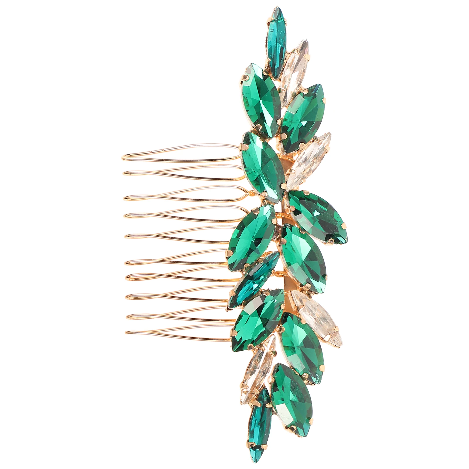 Emerald Hair Crystal Rhinestone Wedding Accessories Women Bridal Hair Comb Jewelry Bridesmaid Banquet Party Hairstyles
Emerald Hair Crystal Rhinestone Wedding Accessories Women Bridal Hair Comb Jewelry Bridesmaid Banquet Party Hairstyles