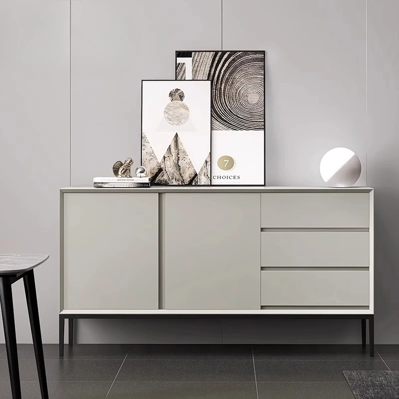 Painted dining side cabinet light luxury overall high-footed living room modern about solid wood storage decoration dining
Painted dining side cabinet light luxury overall high-footed living room modern about solid wood storage decoration dining