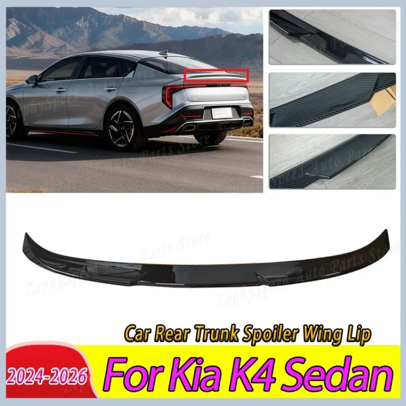 Car Rear Trunk Spoiler Wing Lip For Kia K4 Sedan 2024-2026 Spoiler Tail Fin Rear Trunk Lid Auto Accessories Body Kit Tuning
Car Rear Trunk Spoiler Wing Lip For Kia K4 Sedan 2024-2026 Spoiler Tail Fin Rear Trunk Lid Auto Accessories Body Kit Tuning