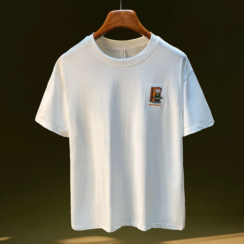 Casual creative printed short sleeved T-shirt for men's street fashion, loose fit for teenagers, fashionable and versatile top
Casual creative printed short sleeved T-shirt for men's street fashion, loose fit for teenagers, fashionable and versatile top
