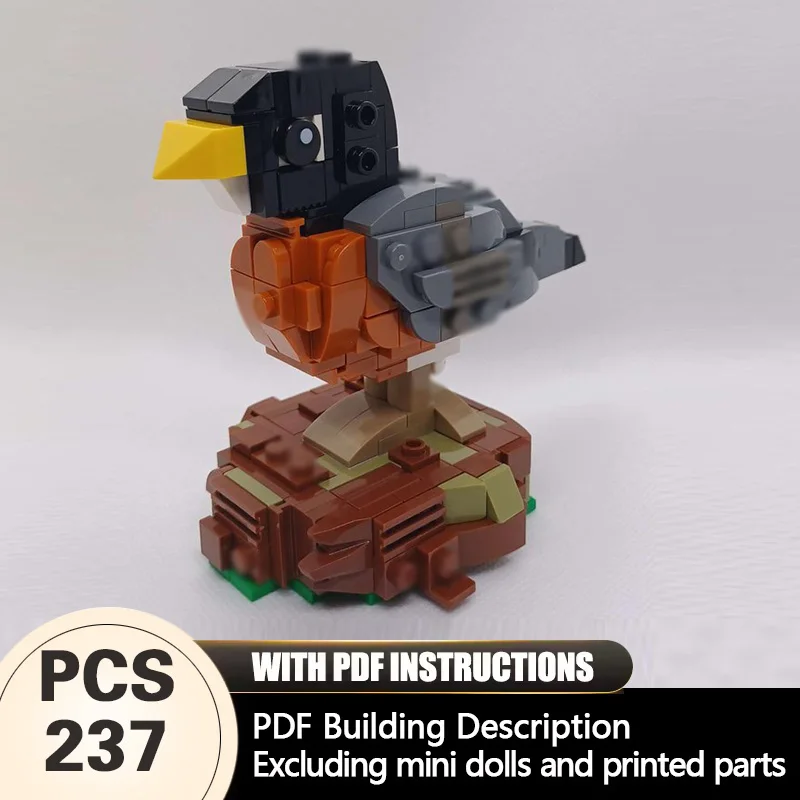 Creators Animal Series Model MOC Building Bricks American Songbird Modular Technology Gifts Holiday Assemble Children Toys Suit
Creators Animal Series Model MOC Building Bricks American Songbird Modular Technology Gifts Holiday Assemble Children Toys Suit