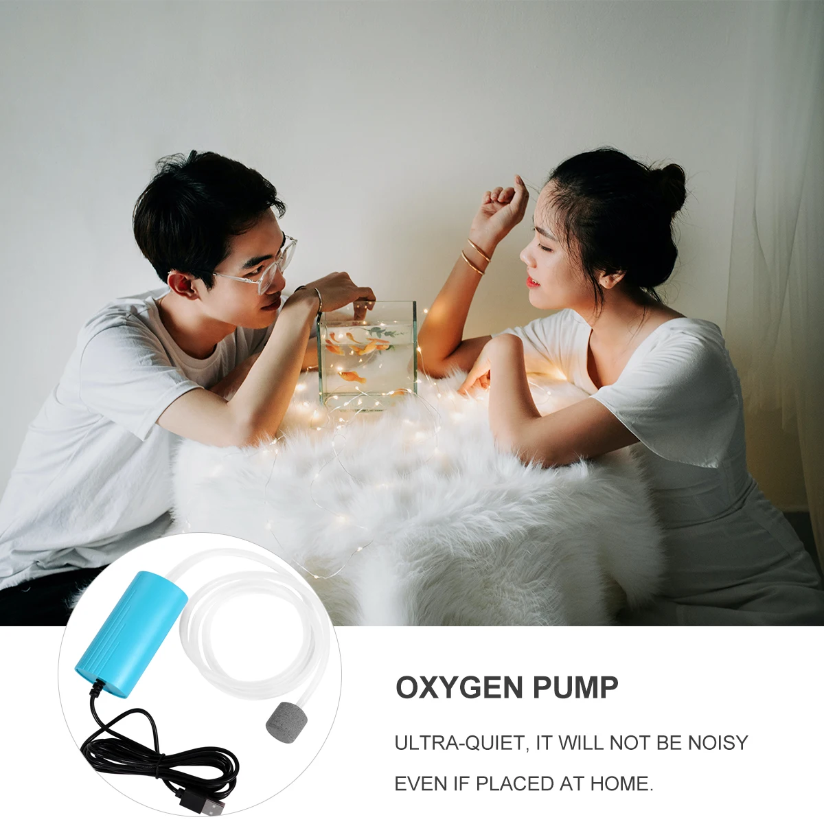 USB Oxygen Pump Aquarium Air Mini Stone Portable Charging Fish Tank Abs Living Room Blue
USB Oxygen Pump Aquarium Air Mini Stone Portable Charging Fish Tank Abs Living Room Blue