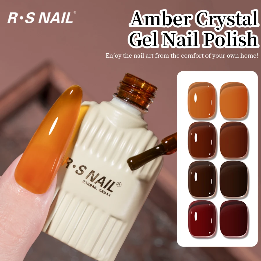 RSNAIL 10g Jelly Amber Gel Nail Polish Crystal Brown Nail Gel DIY Translucent Color Nail Art Gel Permanent UV Gel Polish Varnish
RSNAIL 10g Jelly Amber Gel Nail Polish Crystal Brown Nail Gel DIY Translucent Color Nail Art Gel Permanent UV Gel Polish Varnish