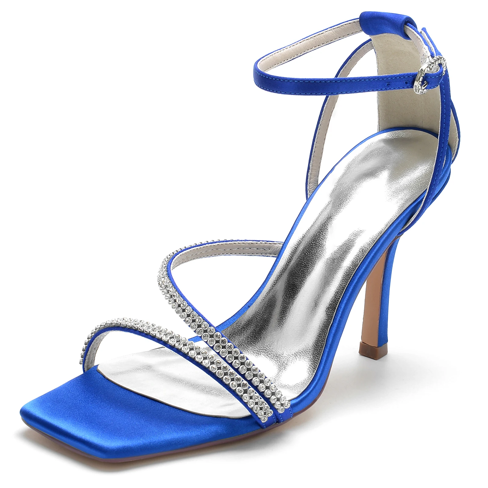Sexy Lady Evening Dress Strappy Sandals Crystal Rhinestone Trim Square Toe Ankle Strap Satin Party Prom Wedding Nightclub Shoes
Sexy Lady Evening Dress Strappy Sandals Crystal Rhinestone Trim Square Toe Ankle Strap Satin Party Prom Wedding Nightclub Shoes