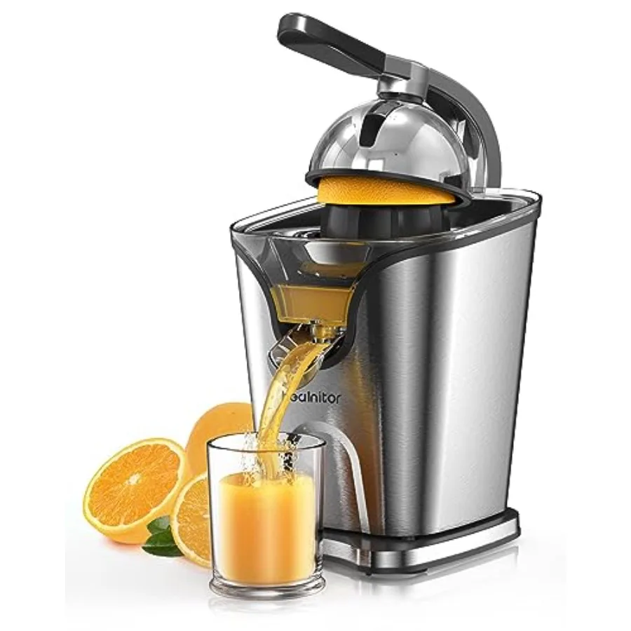150W Electric Citrus Juicer Squeezer with 2 Cones Stainless Steel Quiet Orange Juice Extractor Machines for Lime Grapefruit Lem
150W Electric Citrus Juicer Squeezer with 2 Cones Stainless Steel Quiet Orange Juice Extractor Machines for Lime Grapefruit Lem