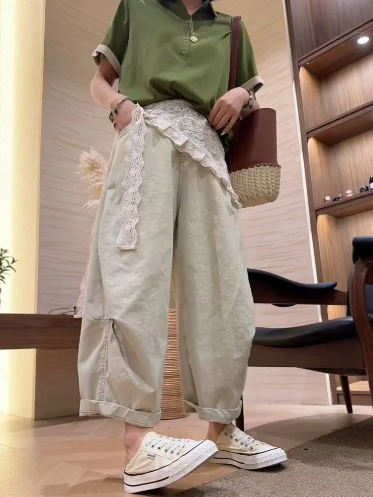 Loose Wide Leg Denim Jeans Women's Summer Thin New Retro plus Size Slimming Dad Pants High Waist Casual Cotton Denim
Loose Wide Leg Denim Jeans Women's Summer Thin New Retro plus Size Slimming Dad Pants High Waist Casual Cotton Denim