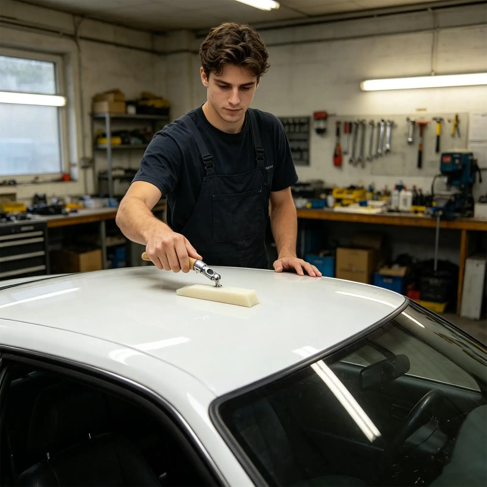 Car Dent Repair Car Body Knocking Hammer Cushion Auto Body Hammer Tapping Pad For Automotive Mechanics Door Bumper Trunk Sedan
Car Dent Repair Car Body Knocking Hammer Cushion Auto Body Hammer Tapping Pad For Automotive Mechanics Door Bumper Trunk Sedan