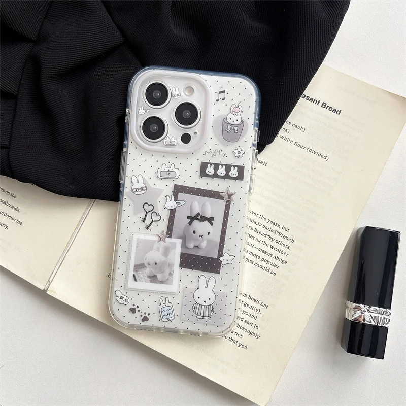 Korean Ins Miffy Rabbit Collage Clear Case For iPhone 15 16 17 Pro Max Cute Shockproof Protective Cover For Girls
Korean Ins Miffy Rabbit Collage Clear Case For iPhone 15 16 17 Pro Max Cute Shockproof Protective Cover For Girls