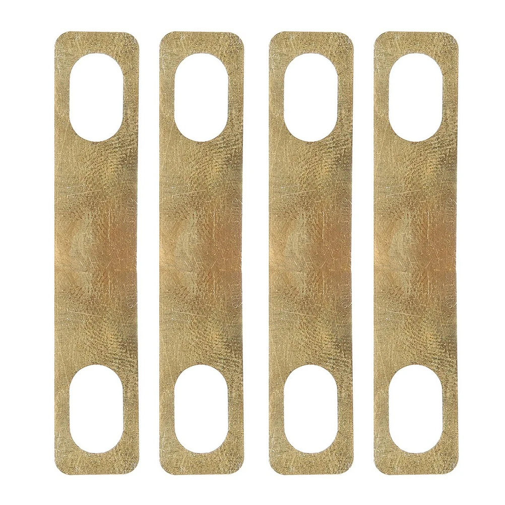 4pcs Golden Guitar Neck Gasket Durable Brass Shims for Height Adjustment Long Lasting Guitar Accessories Joint Plate
4pcs Golden Guitar Neck Gasket Durable Brass Shims for Height Adjustment Long Lasting Guitar Accessories Joint Plate