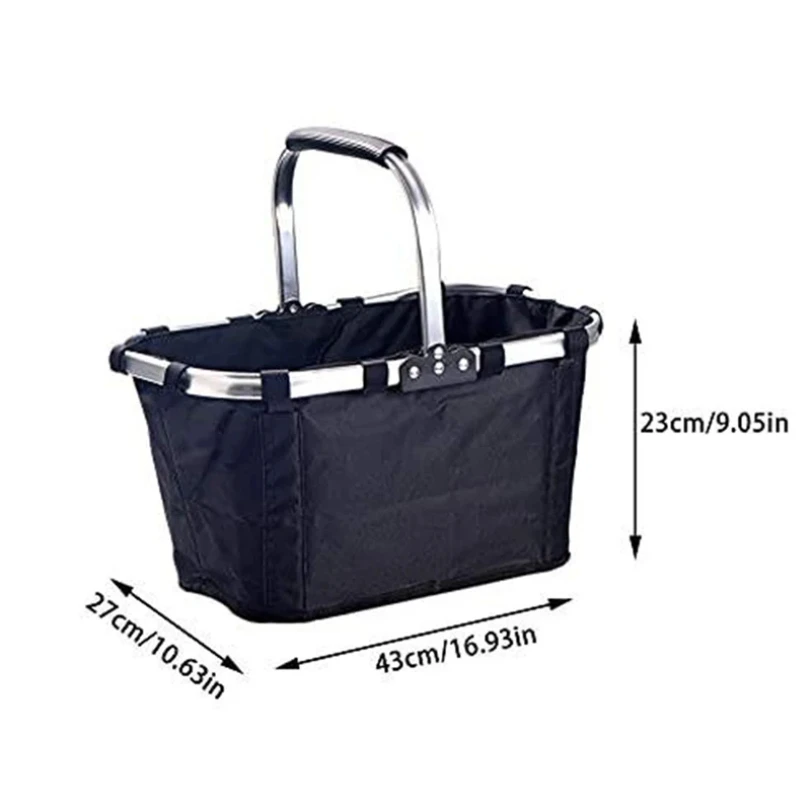 Large Capacity Picnic Basket Foldable Portable Hand Basket Outdoor Picnic Basket For Shopping Basket Home Storage
Large Capacity Picnic Basket Foldable Portable Hand Basket Outdoor Picnic Basket For Shopping Basket Home Storage