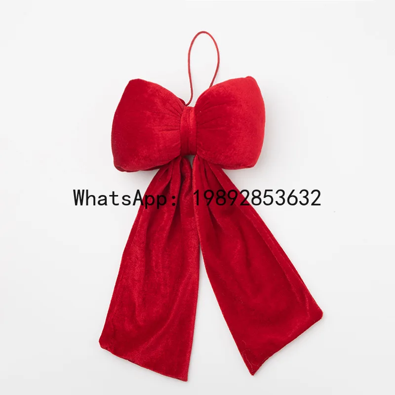 PYJ Christmas bow burgundy flannel pendant three-dimensional butterfly ornament --5 pcs
PYJ Christmas bow burgundy flannel pendant three-dimensional butterfly ornament --5 pcs