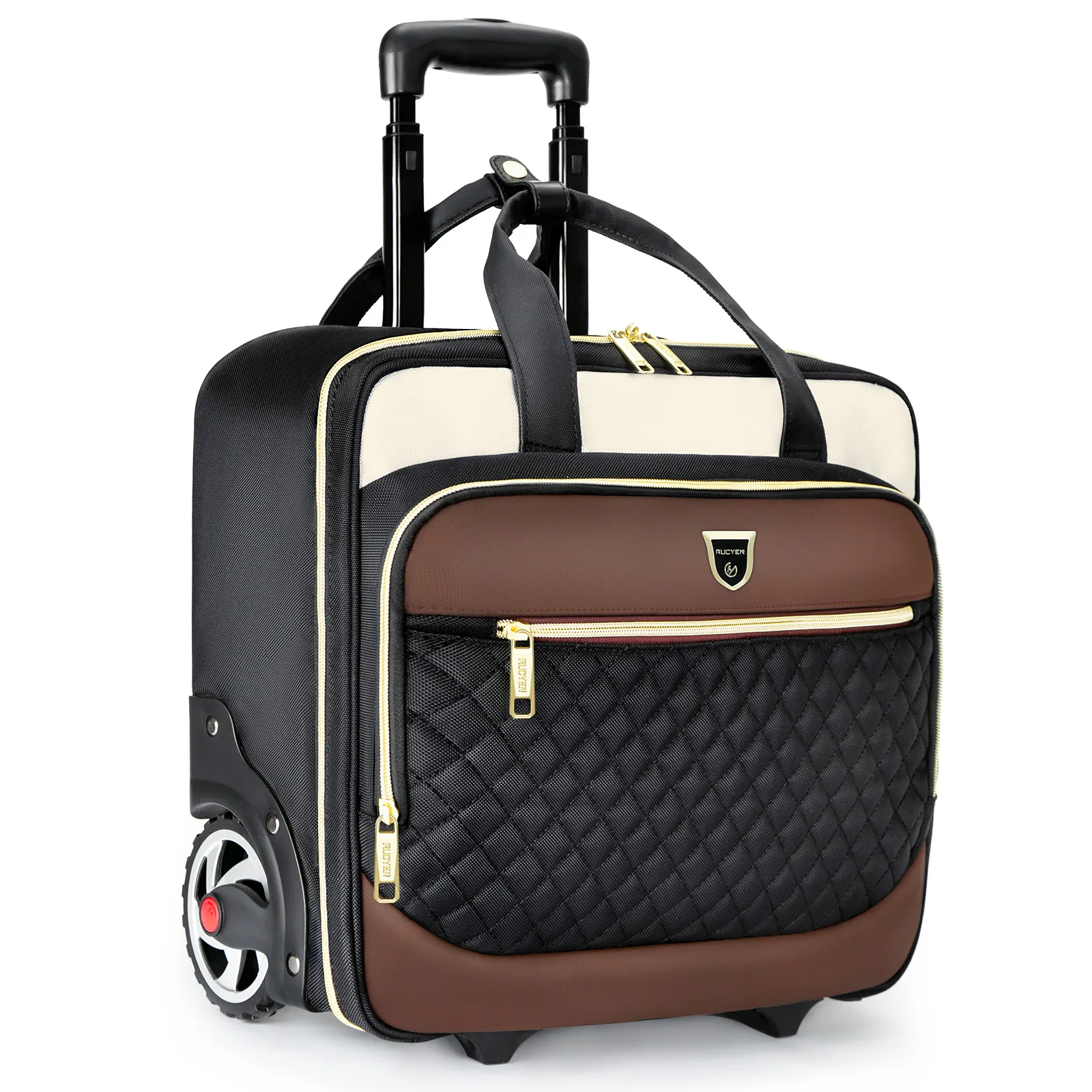 RUCYEN Rolling Laptop Bag Rolling Briefcase for Men & Women,Laptop Briefcase on Wheels Carry On Bag for Business Travel 18 Inch
RUCYEN Rolling Laptop Bag Rolling Briefcase for Men & Women,Laptop Briefcase on Wheels Carry On Bag for Business Travel 18 Inch