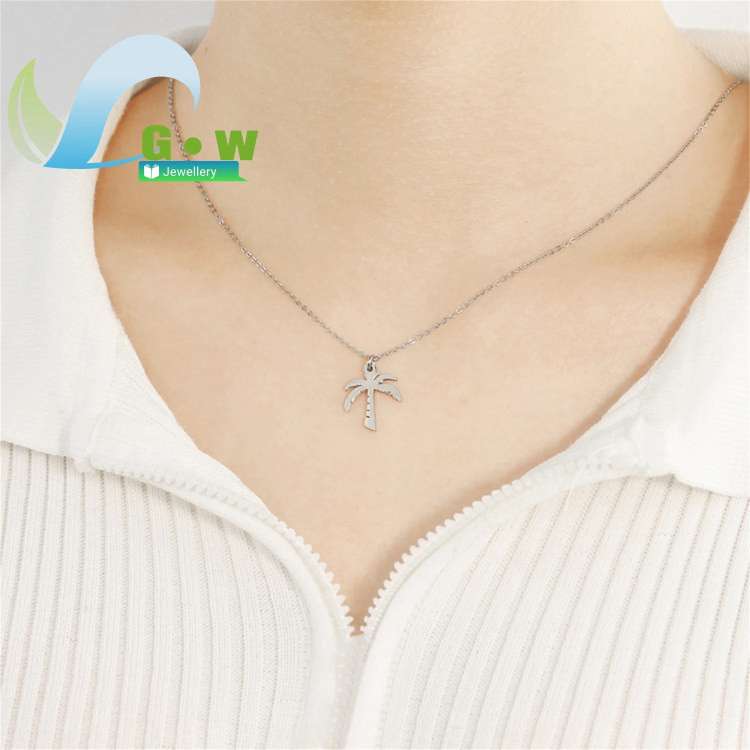 Летнее ожерелье в европейском стиле для женщин, подвеска в виде бананового листа и кокосовой пальмы, ретро-креативная минималистичная цепочка, модные украшения
Летнее ожерелье в европейском стиле для женщин, подвеска в виде бананового листа и кокосовой пальмы, ретро-креативная минималистичная цепочка, модные украшения