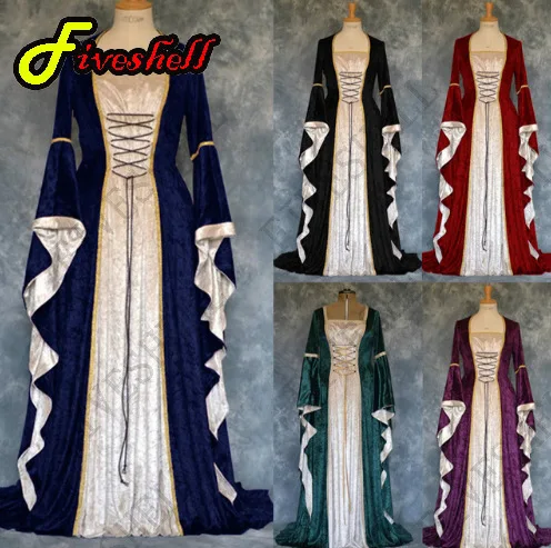 Medieval Renaissance Victorian Court Princress Cosplay Costume Long Dress Elegant Witch Square Collar Masquerade disfraz mujer
Medieval Renaissance Victorian Court Princress Cosplay Costume Long Dress Elegant Witch Square Collar Masquerade disfraz mujer