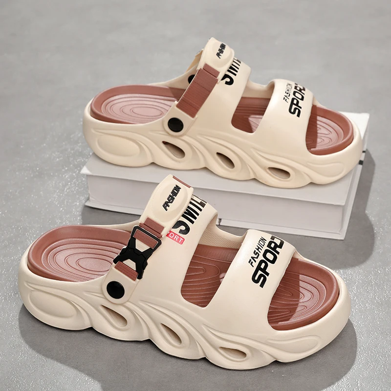 Men's casual slippers summer soft-sole non-slip beach shoes fashion outdoor garden shoes youth dual-use sandals walking slippers
Men's casual slippers summer soft-sole non-slip beach shoes fashion outdoor garden shoes youth dual-use sandals walking slippers