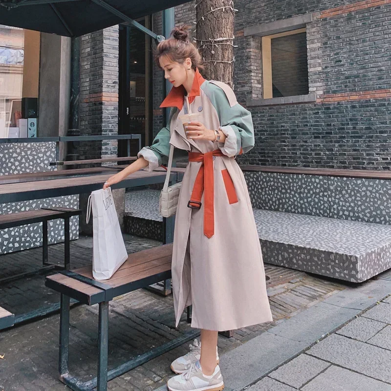 Windbreaker Women's Autumn and Winter Fashion Casual Double-breasted Cotton Long Coat Retro British Style Coat Belt 2024 New
Windbreaker Women's Autumn and Winter Fashion Casual Double-breasted Cotton Long Coat Retro British Style Coat Belt 2024 New
