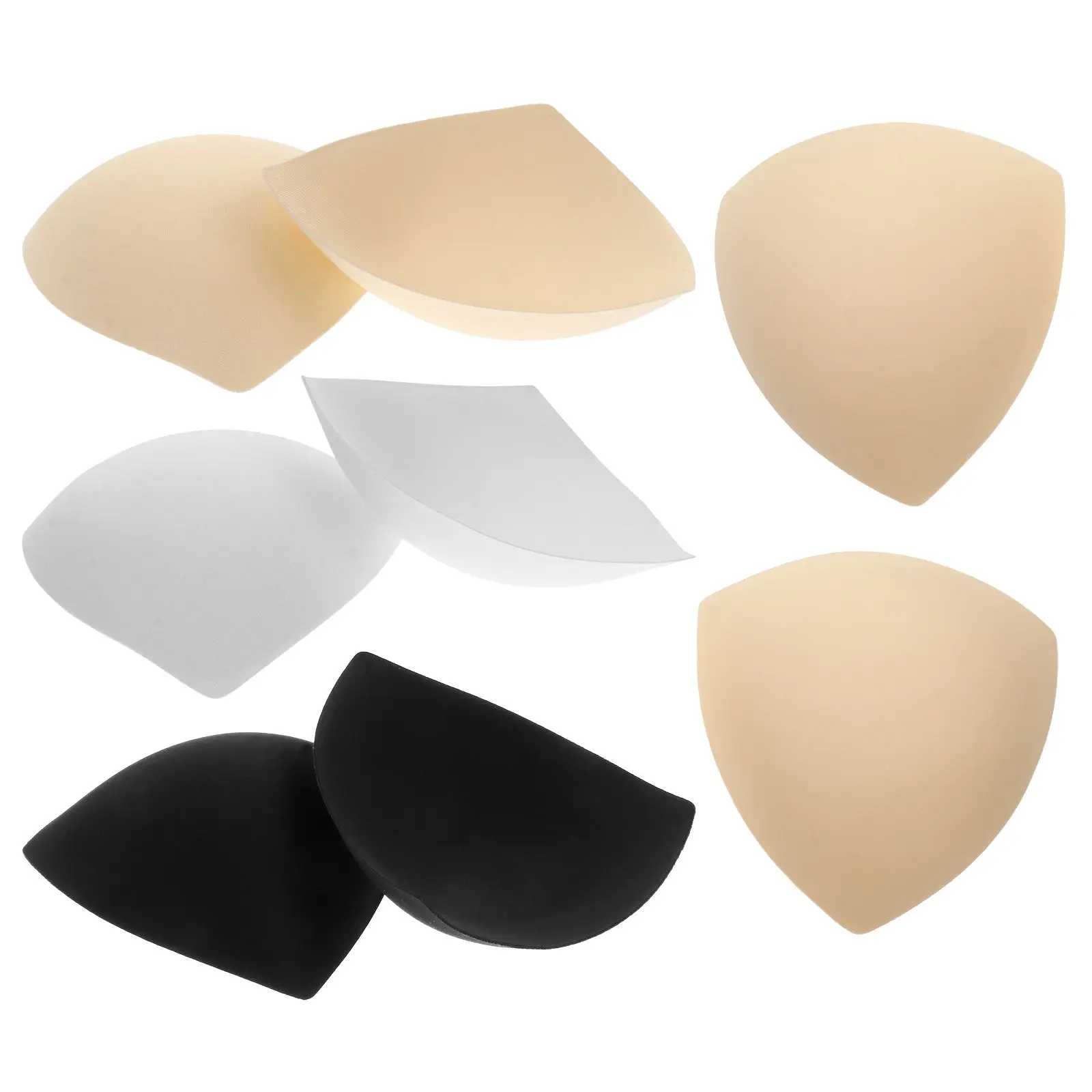 4 Pairs Bra Inserts Sponge Pads Triangle Shape Non Slip Anti Sweat Safe Skin Durable Washable Sports Underwear Gifts Women Black
4 Pairs Bra Inserts Sponge Pads Triangle Shape Non Slip Anti Sweat Safe Skin Durable Washable Sports Underwear Gifts Women Black