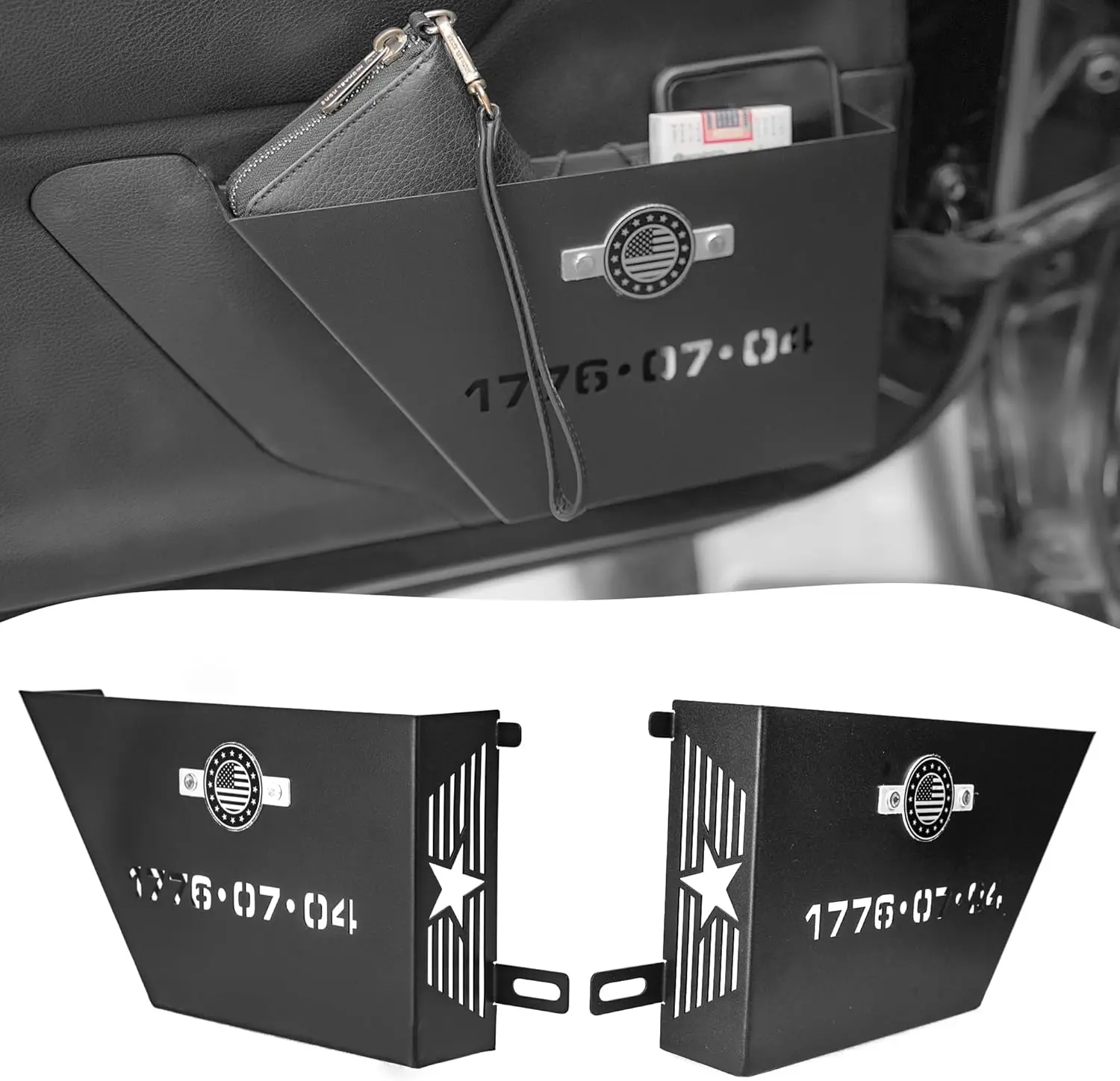 Star Cutout Front Door Storage Organizer Box for Jeep Wrangler JK/JKU | Interior Door Side Pocket Accessory
Star Cutout Front Door Storage Organizer Box for Jeep Wrangler JK/JKU | Interior Door Side Pocket Accessory