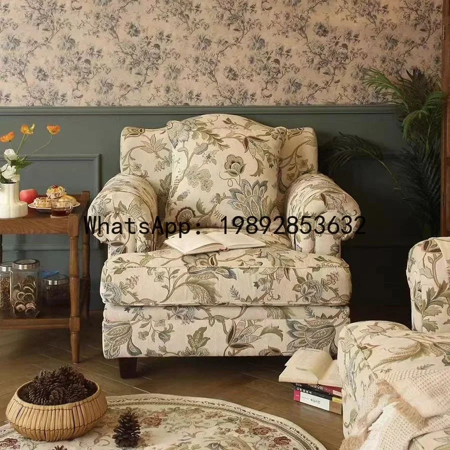W27- american country retro solid wood fabric sofa living room single double three seater sofa set
W27- american country retro solid wood fabric sofa living room single double three seater sofa set