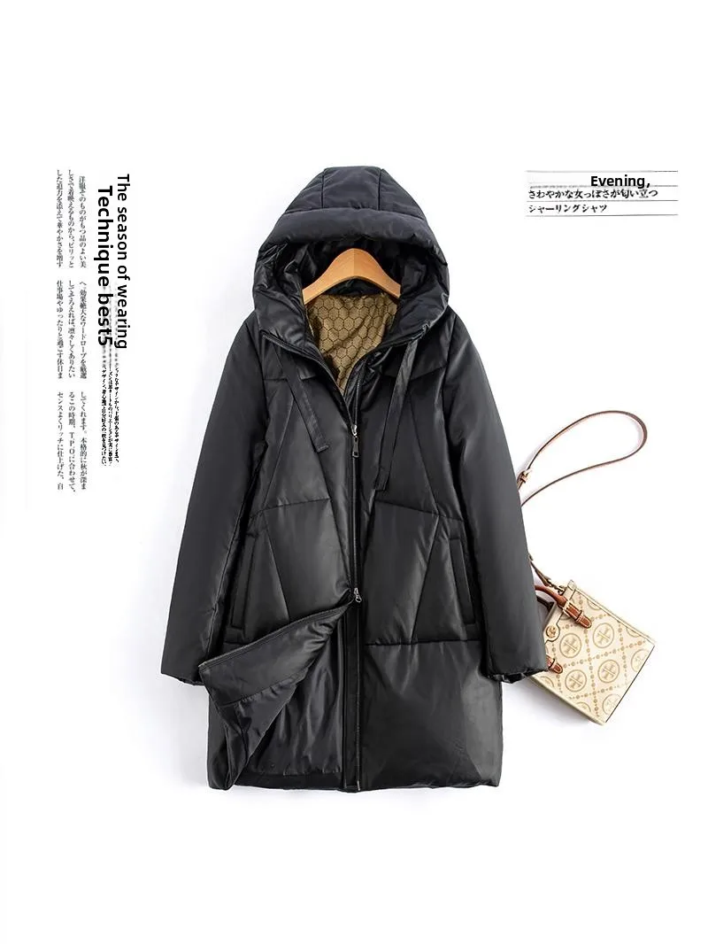 Зимнее женское пальто 2025 года из натуральной кожи с утеплением, длинное, свободного кроя, средней длины, с эффектом стройности, из овчины, с мехом
Зимнее женское пальто 2025 года из натуральной кожи с утеплением, длинное, свободного кроя, средней длины, с эффектом стройности, из овчины, с мехом