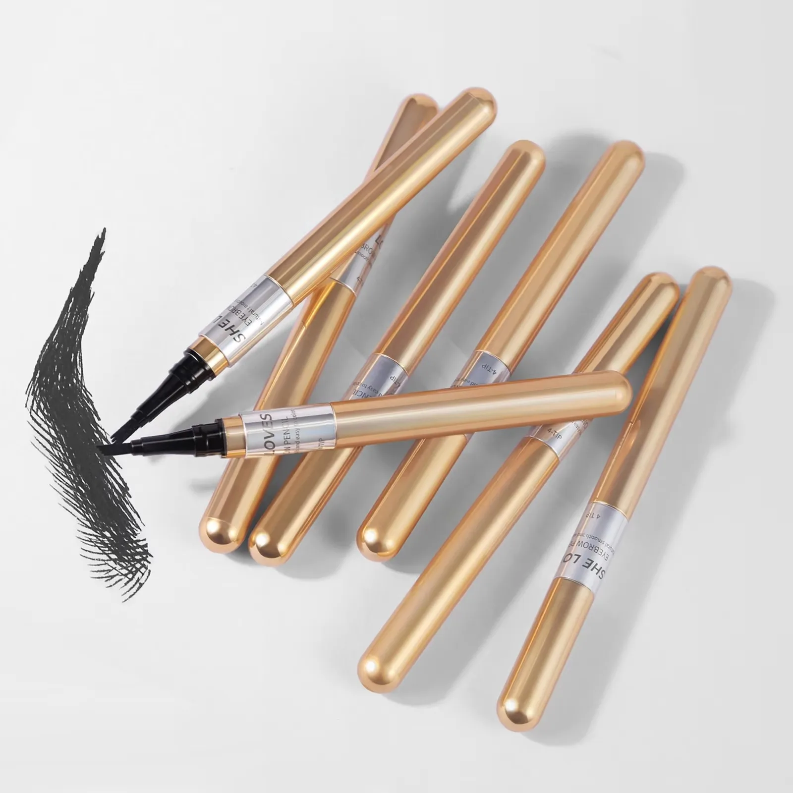 4 Point Waterproof Eyebrow Pencil Natural Makeup Liquid Eyebrow Pen Ultra-fine Long Lasting Non-smudging Eyebrow Cosmetic.
4 Point Waterproof Eyebrow Pencil Natural Makeup Liquid Eyebrow Pen Ultra-fine Long Lasting Non-smudging Eyebrow Cosmetic.