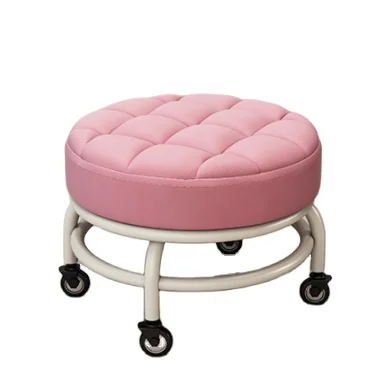 Beauty Salon Stool Leather Round Rolling Low Stool Portable Pedicure Foot Stool With Wheels
Beauty Salon Stool Leather Round Rolling Low Stool Portable Pedicure Foot Stool With Wheels