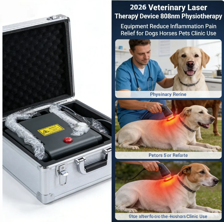 Advanced Vet Laser Physiotherapy 808nm 650nm Semiconductor Device Animal Pain Management Reduce Inflammation Swelling Healing
Advanced Vet Laser Physiotherapy 808nm 650nm Semiconductor Device Animal Pain Management Reduce Inflammation Swelling Healing