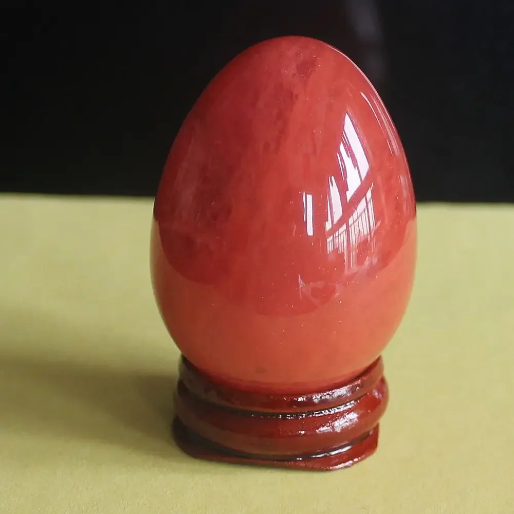 1.92'' Gemstone red voclano cherry quartz egg with wood stand home decor chakra stone reiki healing
1.92'' Gemstone red voclano cherry quartz egg with wood stand home decor chakra stone reiki healing