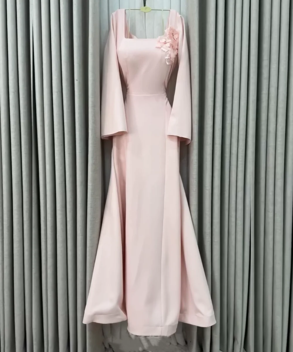Customized Formal Jersey Pleat Handmade Flower A-line Square Neck Midi Bespoke Occasion Evening Dresses High Quality
Customized Formal Jersey Pleat Handmade Flower A-line Square Neck Midi Bespoke Occasion Evening Dresses High Quality