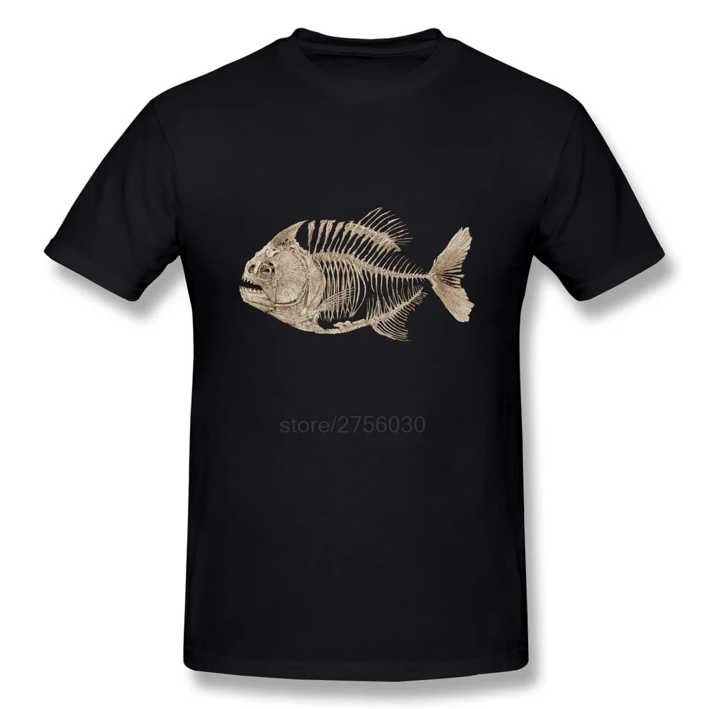 Bony Piranha Fish Bone Skeleton T Shirt New 100% Cotton Short Sleeve O-Neck T-shirt Casual Mens Top
Bony Piranha Fish Bone Skeleton T Shirt New 100% Cotton Short Sleeve O-Neck T-shirt Casual Mens Top