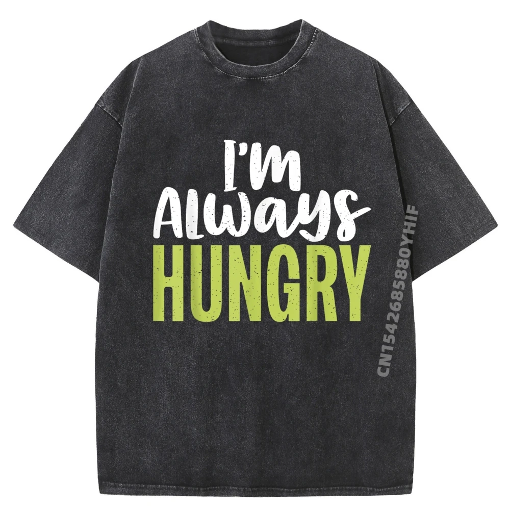 Женские футболки Im Always Hungry Fat, футболки с графическим слоганом, мужские свободные потертые топы, уличная рубашка с принтом
Женские футболки Im Always Hungry Fat, футболки с графическим слоганом, мужские свободные потертые топы, уличная рубашка с принтом