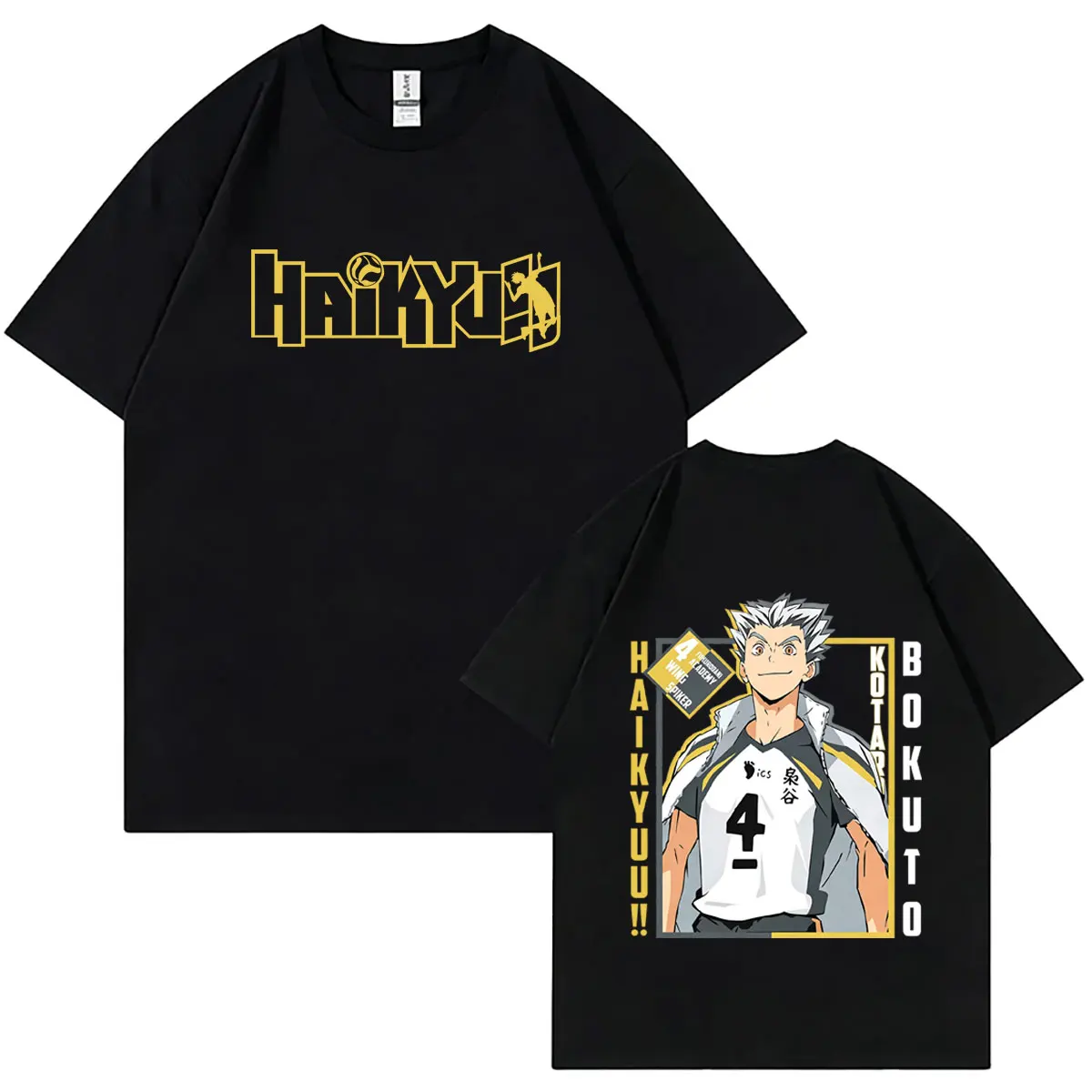 Hot Sale Anime Haikyuu Kotaro Bokuto T-shirt Unsiex Fashion Casual Cotton T Shirts Men Women Retro Manga Oversized Streetwear
Hot Sale Anime Haikyuu Kotaro Bokuto T-shirt Unsiex Fashion Casual Cotton T Shirts Men Women Retro Manga Oversized Streetwear