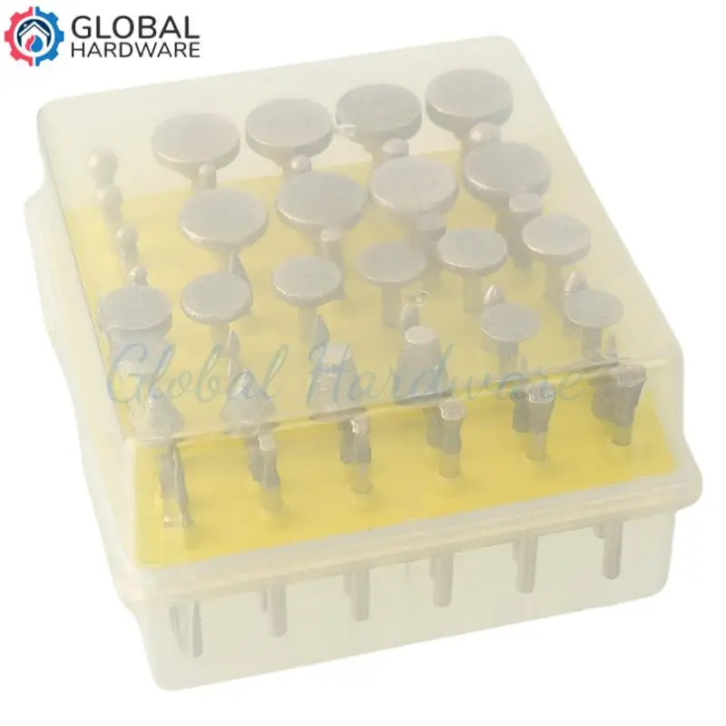 50PCS Diamond Coated DIY Metalworking Grinding Grinder Head Glass Burr Electric Drill Rotary Tools for Stone Ceramic Glass
50PCS Diamond Coated DIY Metalworking Grinding Grinder Head Glass Burr Electric Drill Rotary Tools for Stone Ceramic Glass