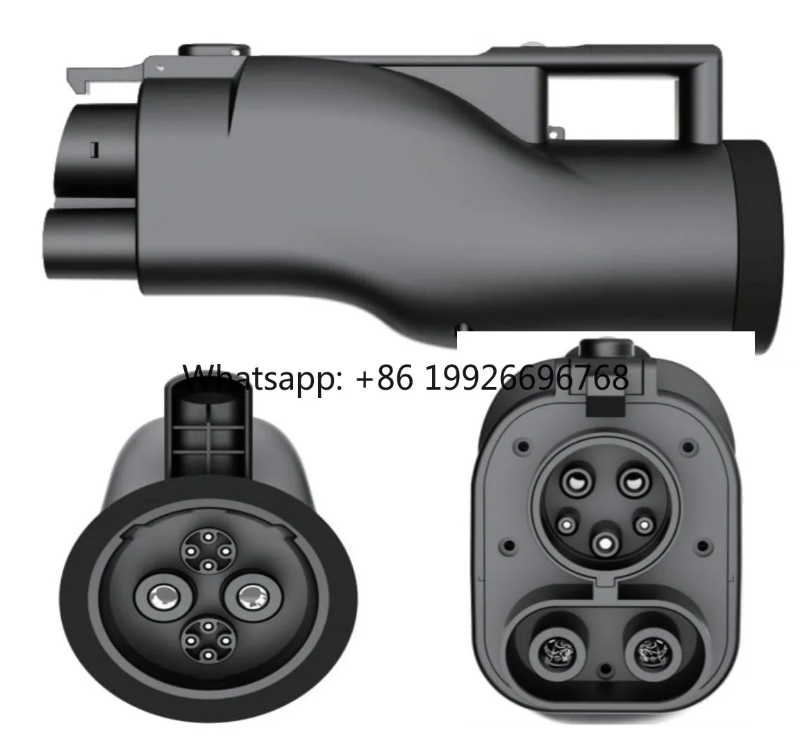 Новый адаптер JET CHAdeMO на CCS Combo1 для быстрой зарядки электромобилей постоянным током, для американских электромобилей, разъемы типа Plug Type
Новый адаптер JET CHAdeMO на CCS Combo1 для быстрой зарядки электромобилей постоянным током, для американских электромобилей, разъемы типа Plug Type