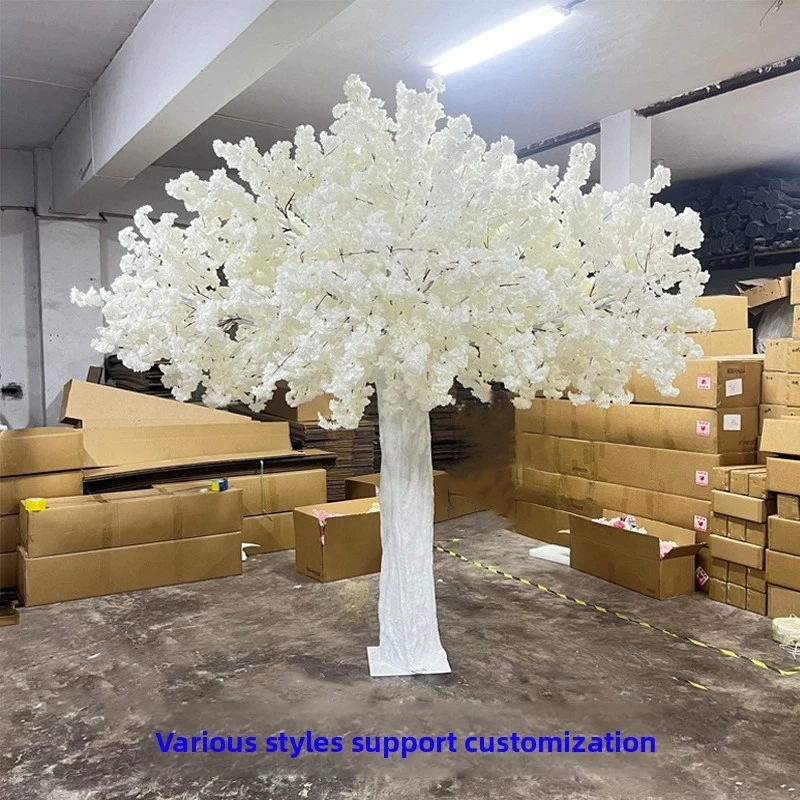 Artificial cherry blossom tree, fiberglass white cherry blossom tree, artificial tree for wedding decoration, fake tree factory
Artificial cherry blossom tree, fiberglass white cherry blossom tree, artificial tree for wedding decoration, fake tree factory