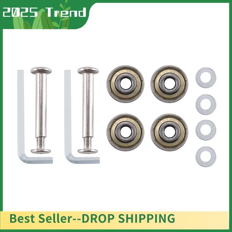 AA14 New 50 X 22 Mm Set Of 2 Luggage Suitcase Replacement Wheels, PU Swivel Caster Wheels Carbon Steel Bearings Repair Kits
AA14 New 50 X 22 Mm Set Of 2 Luggage Suitcase Replacement Wheels, PU Swivel Caster Wheels Carbon Steel Bearings Repair Kits