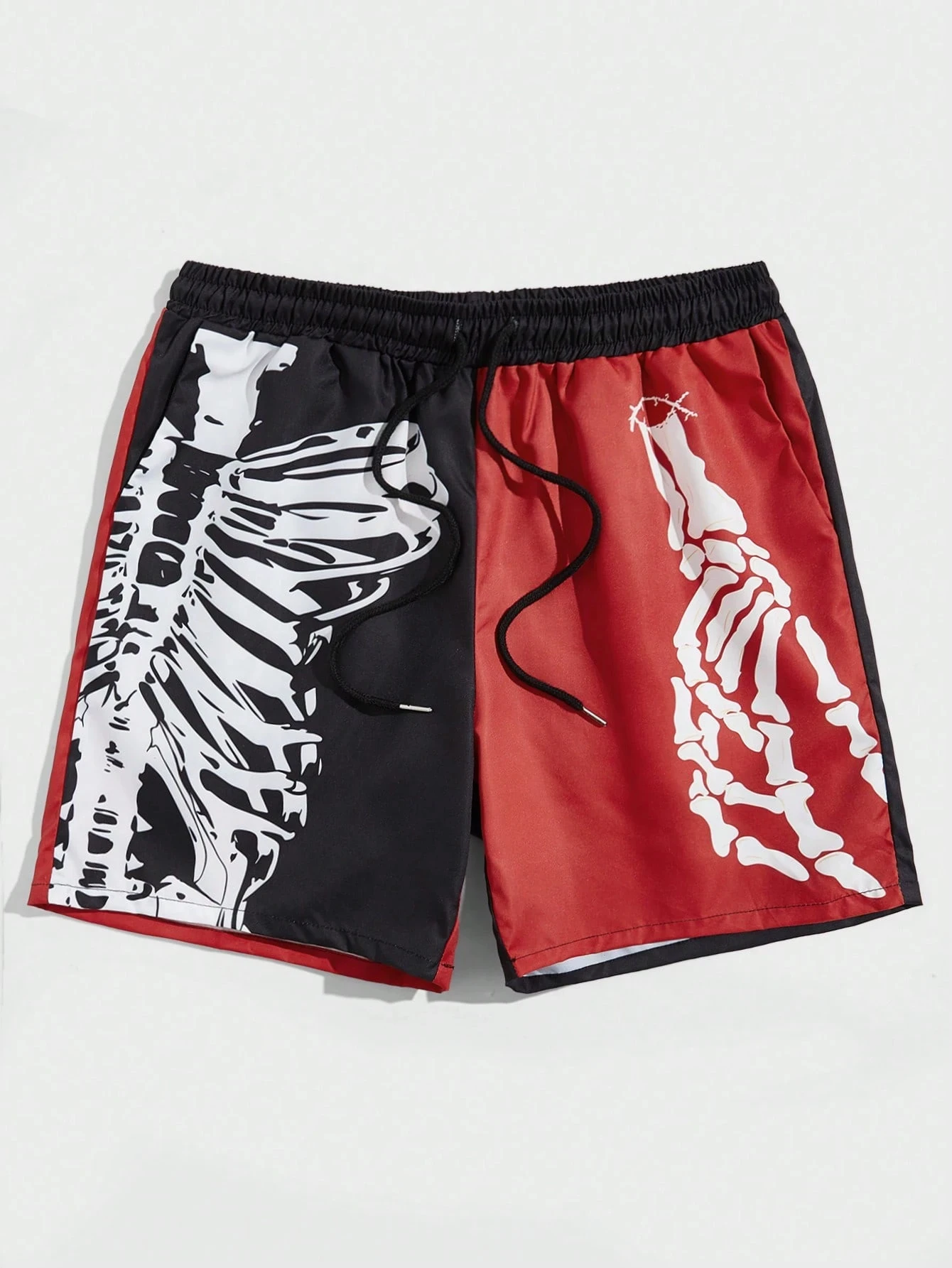 Black Red Skeleton Rib Print Men's Shorts Breathable Lightweight Streetwear Casual Summer Beach & Board Shorts 2026
Black Red Skeleton Rib Print Men's Shorts Breathable Lightweight Streetwear Casual Summer Beach & Board Shorts 2026