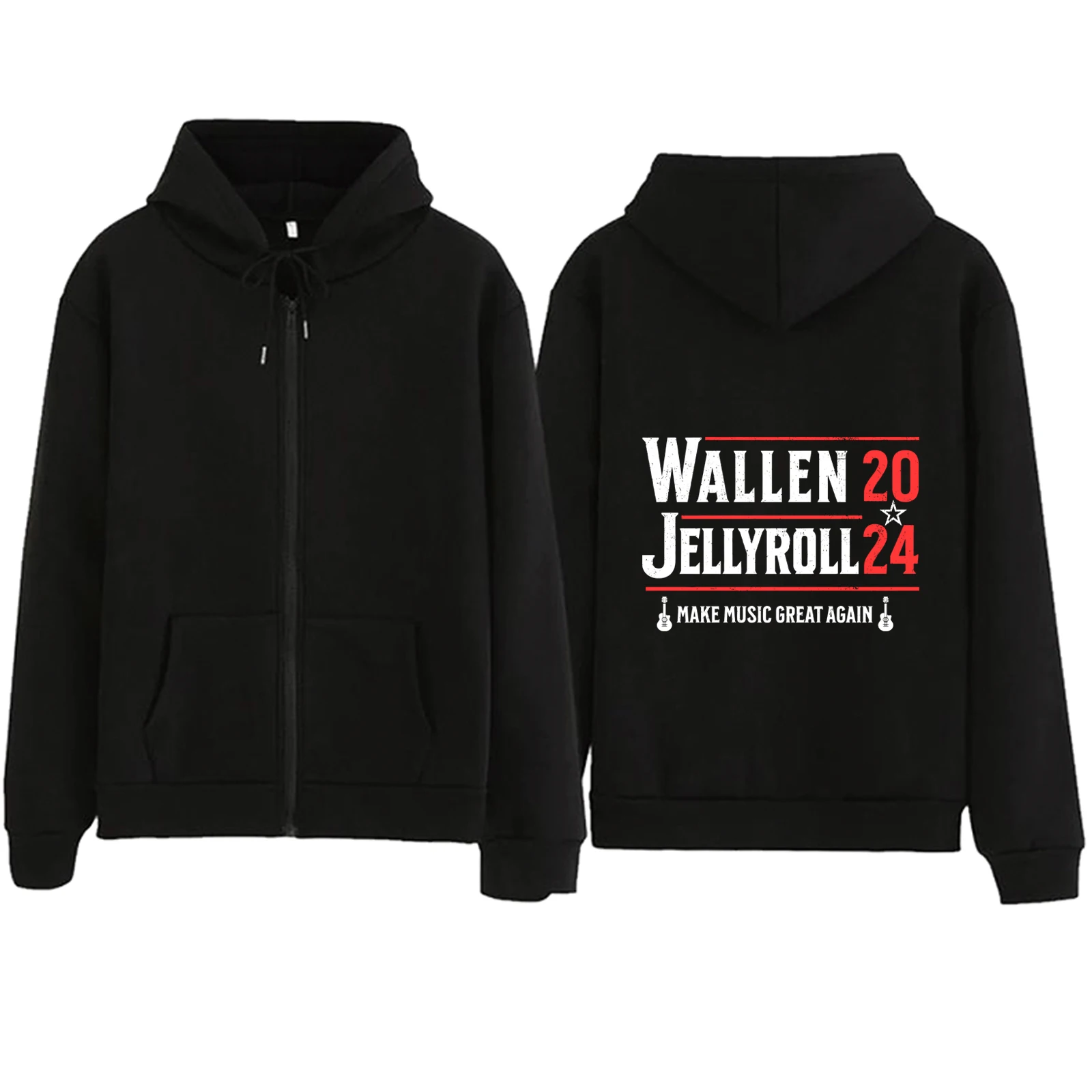Wallen JellyRoll Make Music Great Again 2024 Music Fans Gift Pullover Tops Hoodie V-Neck Harajuku Unisex Zipper Sweatshirt
Wallen JellyRoll Make Music Great Again 2024 Music Fans Gift Pullover Tops Hoodie V-Neck Harajuku Unisex Zipper Sweatshirt