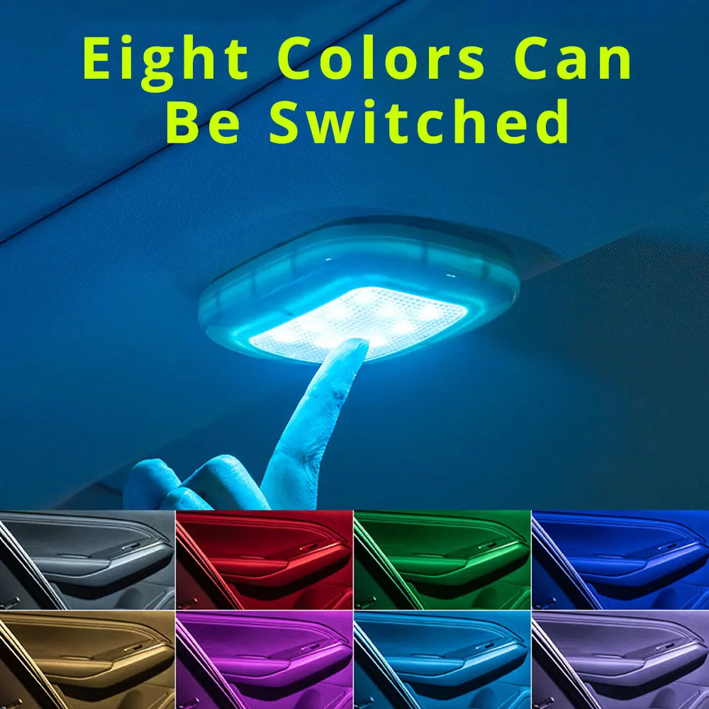 Car Interior Ambient Light Ceiling Lamp Car Reading Light Rechargeable LED Auto Styling Night Light For Automobiles Family Party
Car Interior Ambient Light Ceiling Lamp Car Reading Light Rechargeable LED Auto Styling Night Light For Automobiles Family Party