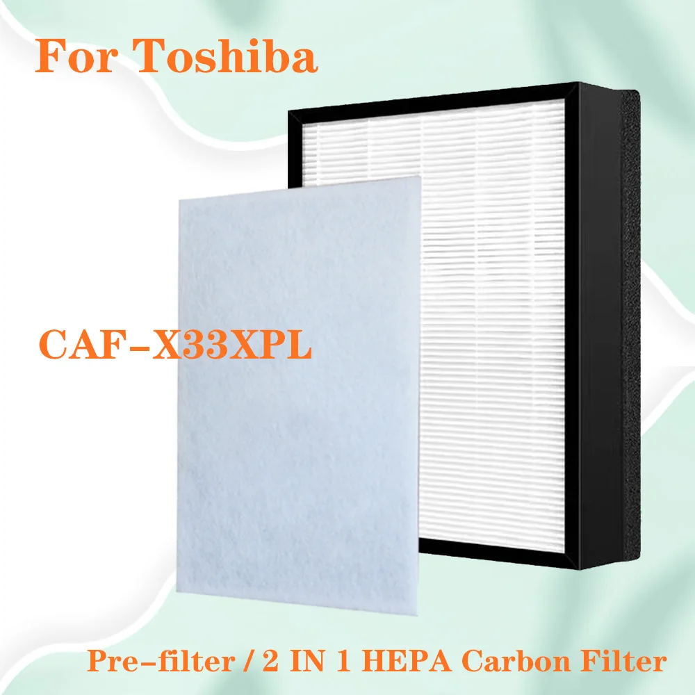 Replacement for Toshiba air purifier CAF-X33XPL Compatible HEPA and Carbon Combined Filter
Replacement for Toshiba air purifier CAF-X33XPL Compatible HEPA and Carbon Combined Filter