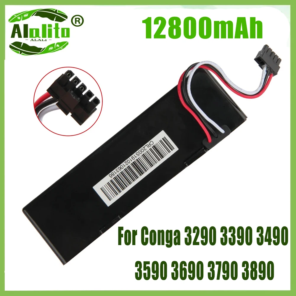 Оригинальная Аккумуляторная Батарея 12800 мА/ч для Conga 3290 3390 3490 3590 3690 3790 3890 робот-пылесос для подметания и уборки 14,4 В
Оригинальная Аккумуляторная Батарея 12800 мА/ч для Conga 3290 3390 3490 3590 3690 3790 3890 робот-пылесос для подметания и уборки 14,4 В