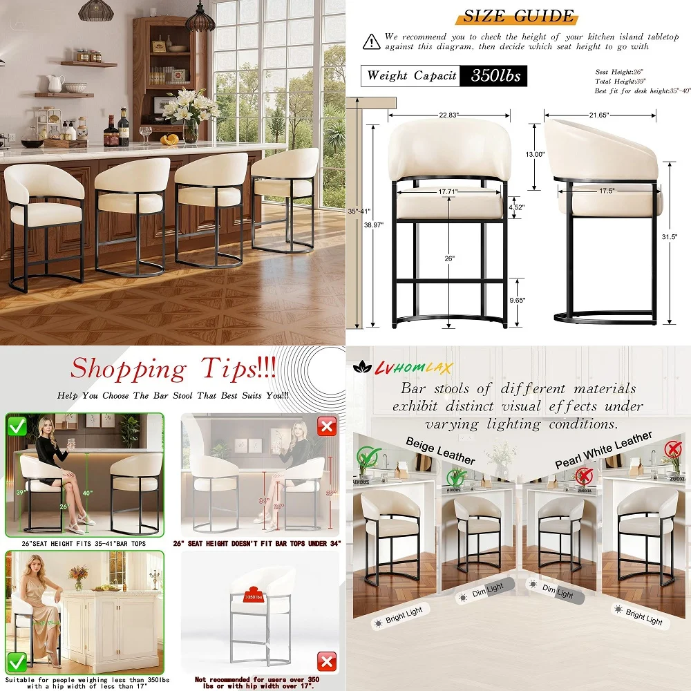 Bar Stools Set of 6, 24.6 Counter Height Bar Stools, MidCentury Modern Design, Upholstered Walnut Barstools with Bentwood Curve
Bar Stools Set of 6, 24.6 Counter Height Bar Stools, MidCentury Modern Design, Upholstered Walnut Barstools with Bentwood Curve