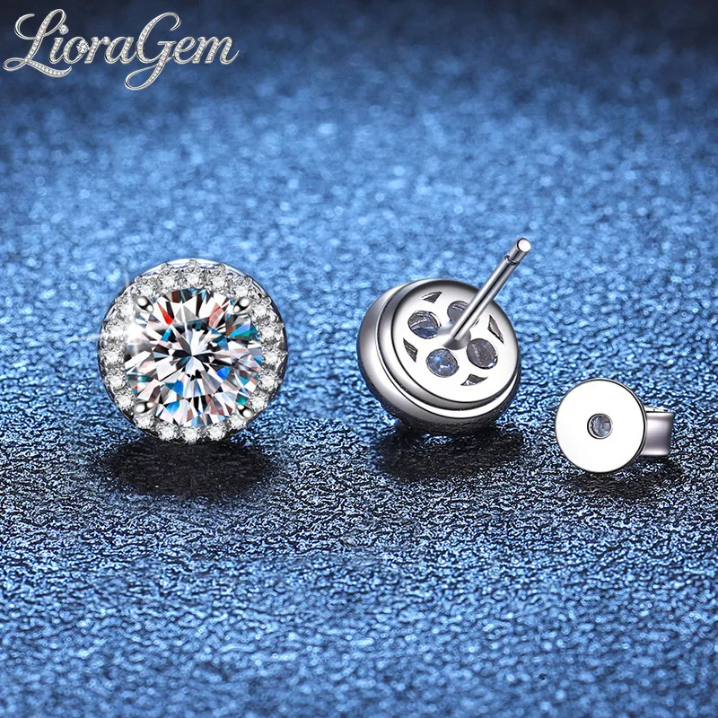 LioraGem Round-set Diamond Earrings for Men and Women, High-end 1-carat D-color Moissanite Stud Earrings Platinum PT950 Stamp
LioraGem Round-set Diamond Earrings for Men and Women, High-end 1-carat D-color Moissanite Stud Earrings Platinum PT950 Stamp