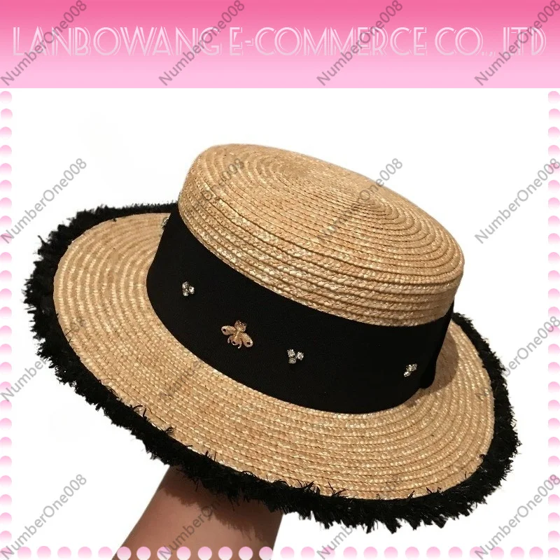 Hand Woven Straw Flat Top Bee Embroidered Sun Hat for Women French Style Summer Beach Travel Outdoor UV Protection Sun Hat
Hand Woven Straw Flat Top Bee Embroidered Sun Hat for Women French Style Summer Beach Travel Outdoor UV Protection Sun Hat