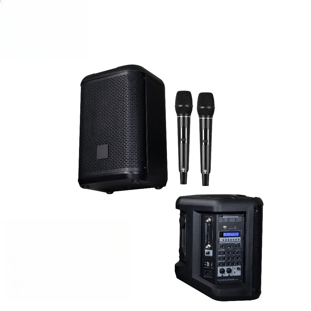 8-Inch professional power stage speakers, suitable for outdoor performances, active speakers 2 * 150W, with 2 microphones
8-Inch professional power stage speakers, suitable for outdoor performances, active speakers 2 * 150W, with 2 microphones